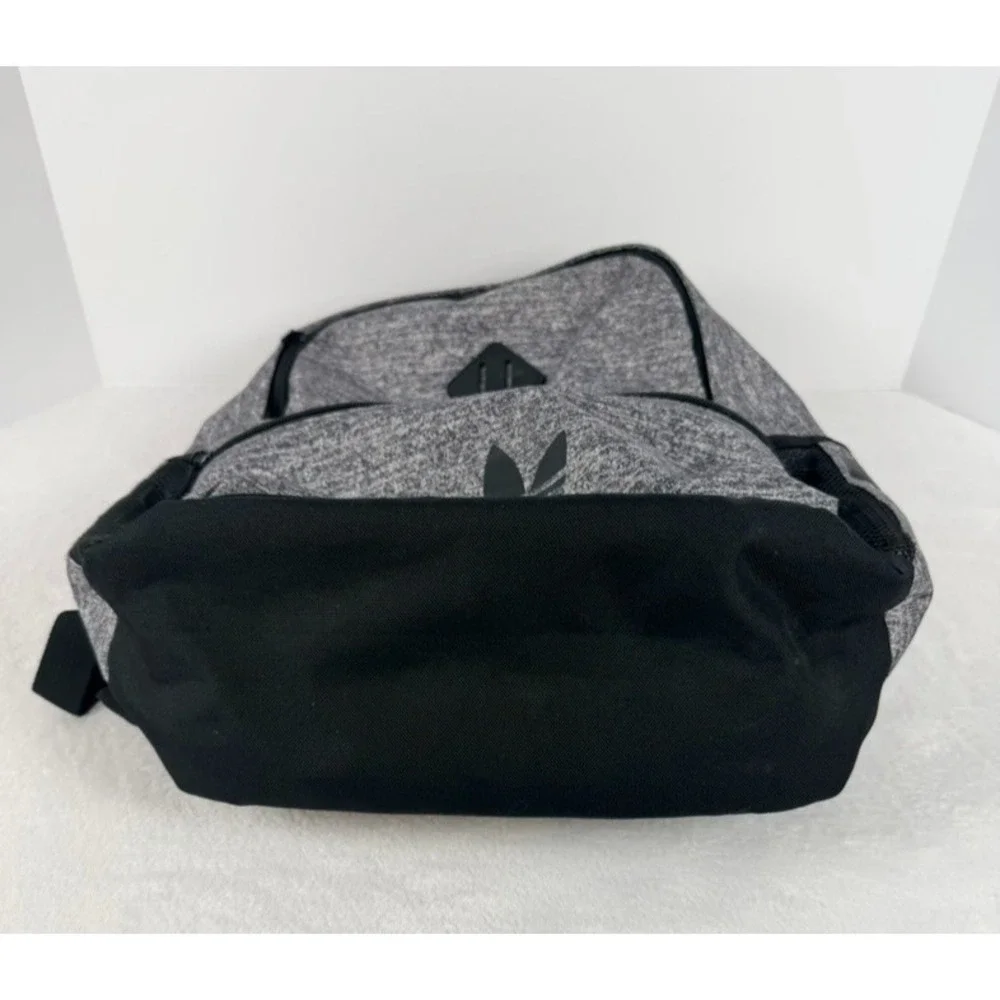 adidas Originals Trefoil Gray Heather Backpack Book Bag Laptop School Backpack